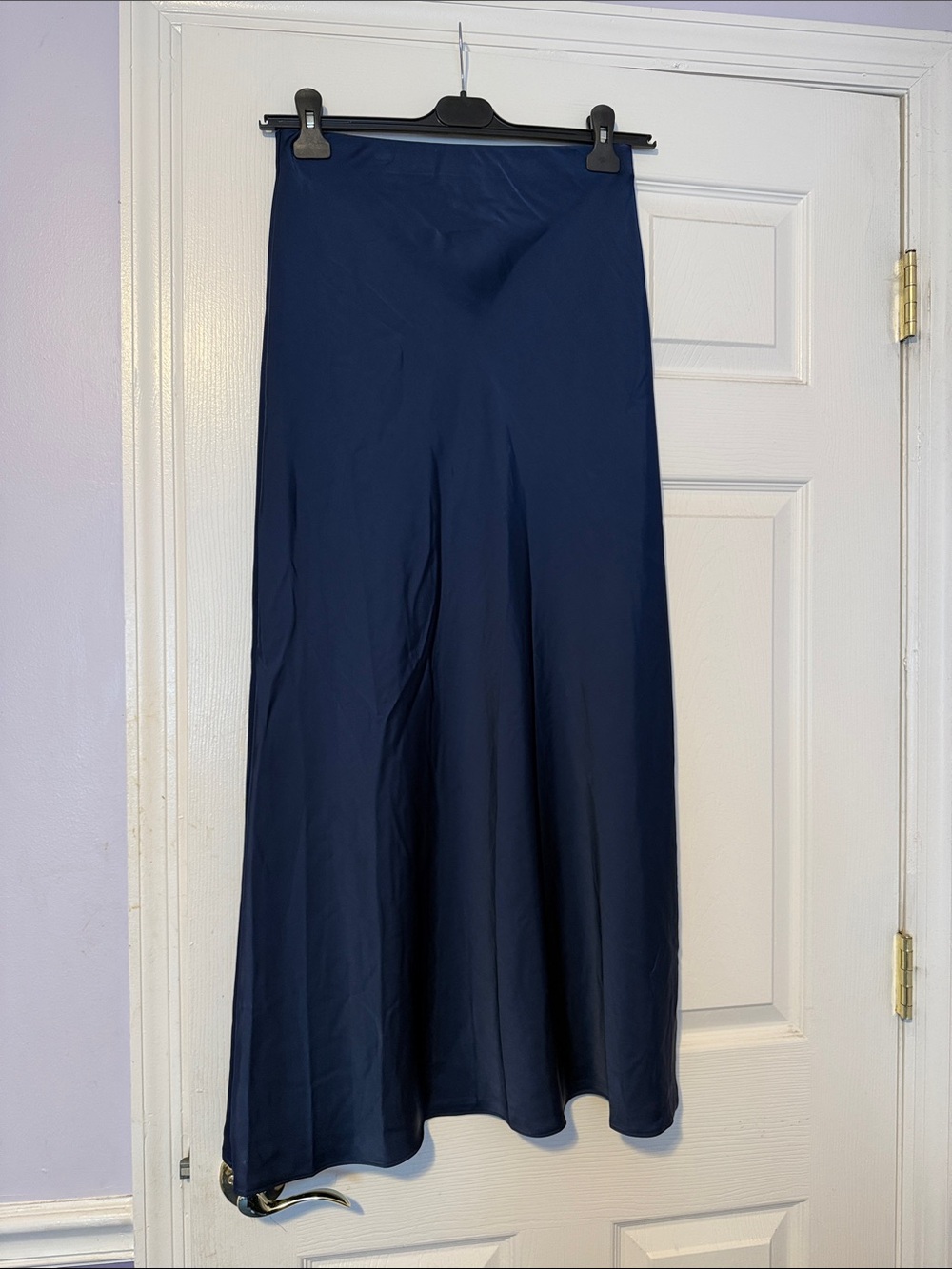 Navy Slip Skirt from FAME